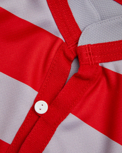 Boys Grey-Red Reversible Rugby Shirt