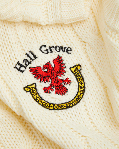 Unisex White Sleeveless Cricket Sweater