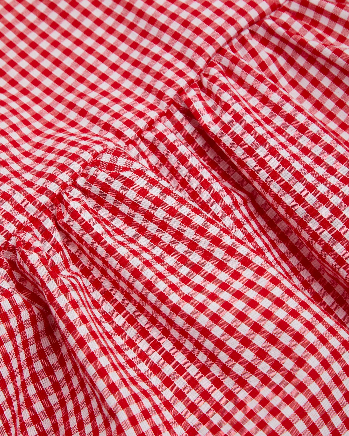 Girls Red-White Summer Dress