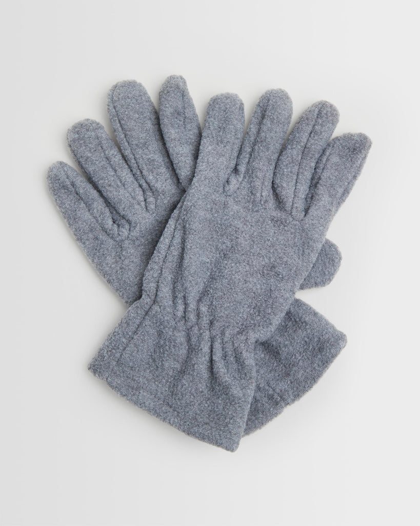 Grey Fleece Gloves