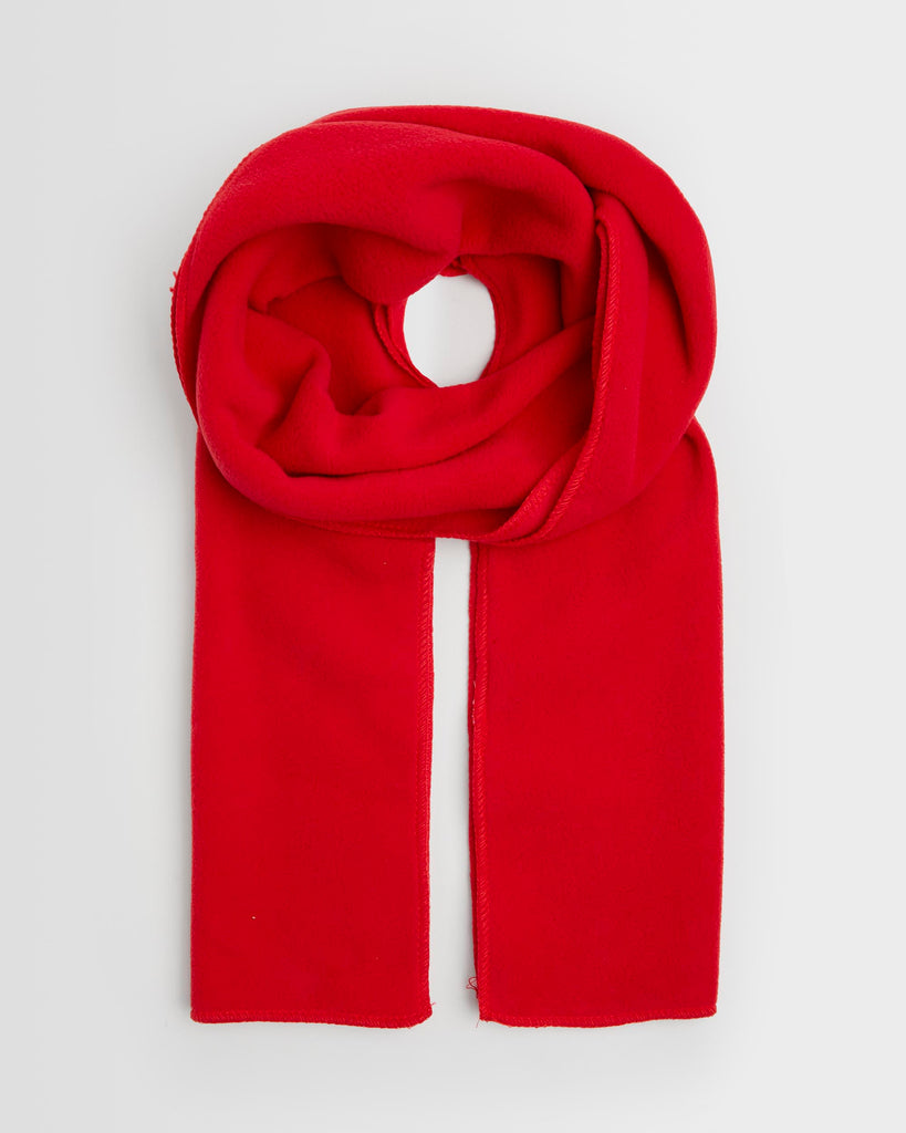 Red Fleece Scarf