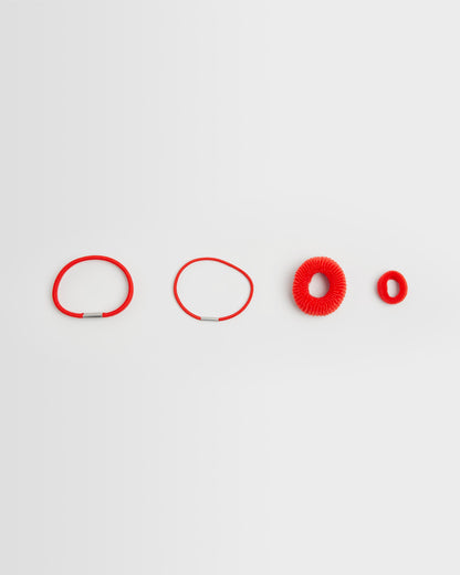 Girls Red Hair Bands- Pack of 24