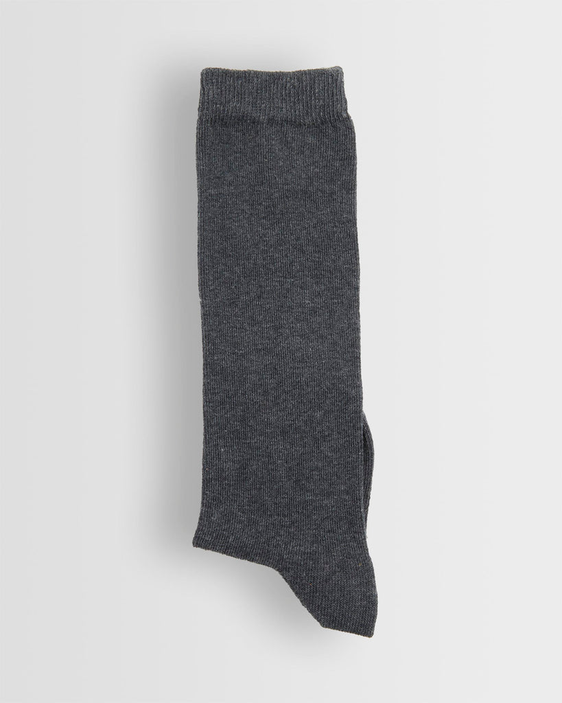 Unisex Grey Long Socks- Pack of 2