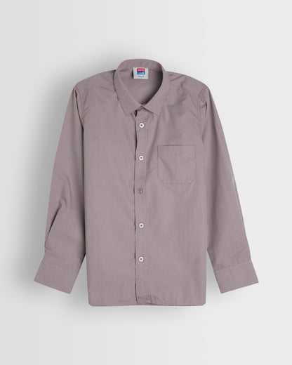 Boys Grey Long Sleeve Shirt- Pack of 2