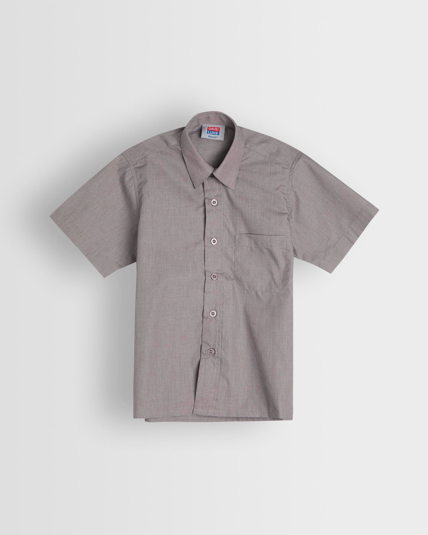 Boys Grey Short Sleeve Shirt- Pack of 2