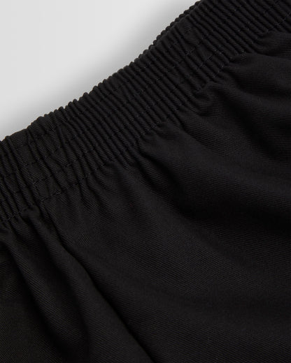 Boys Black Games Shorts with Elastic Waist