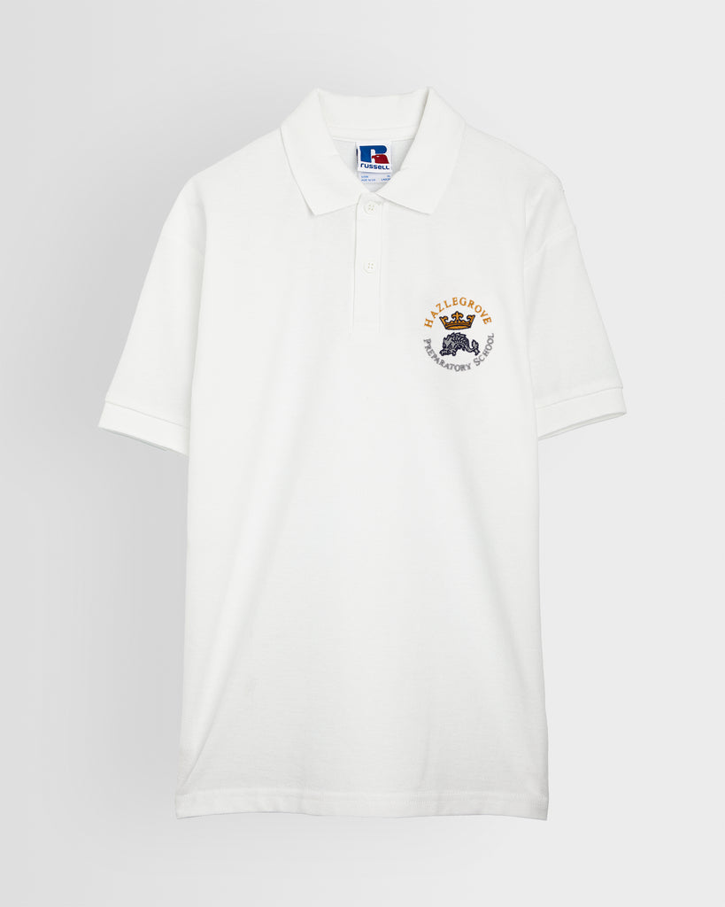 Unisex White Polo Shirt