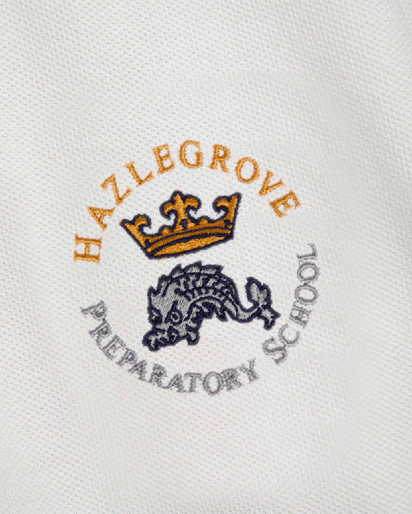 Unisex White Polo Shirt