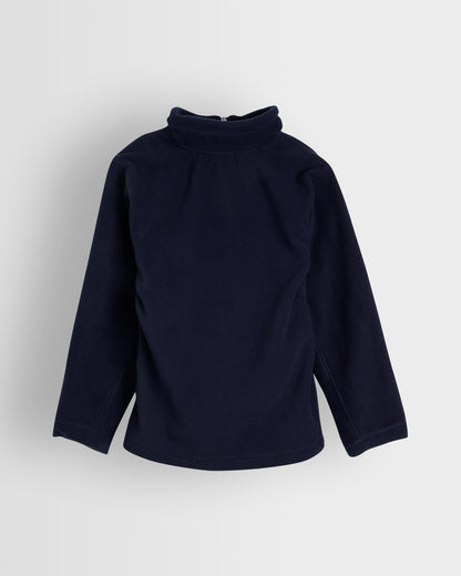Unisex Navy Fleece Jacket