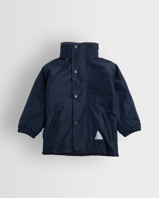 Unisex Navy Waterproof Fleece lined Jacket
