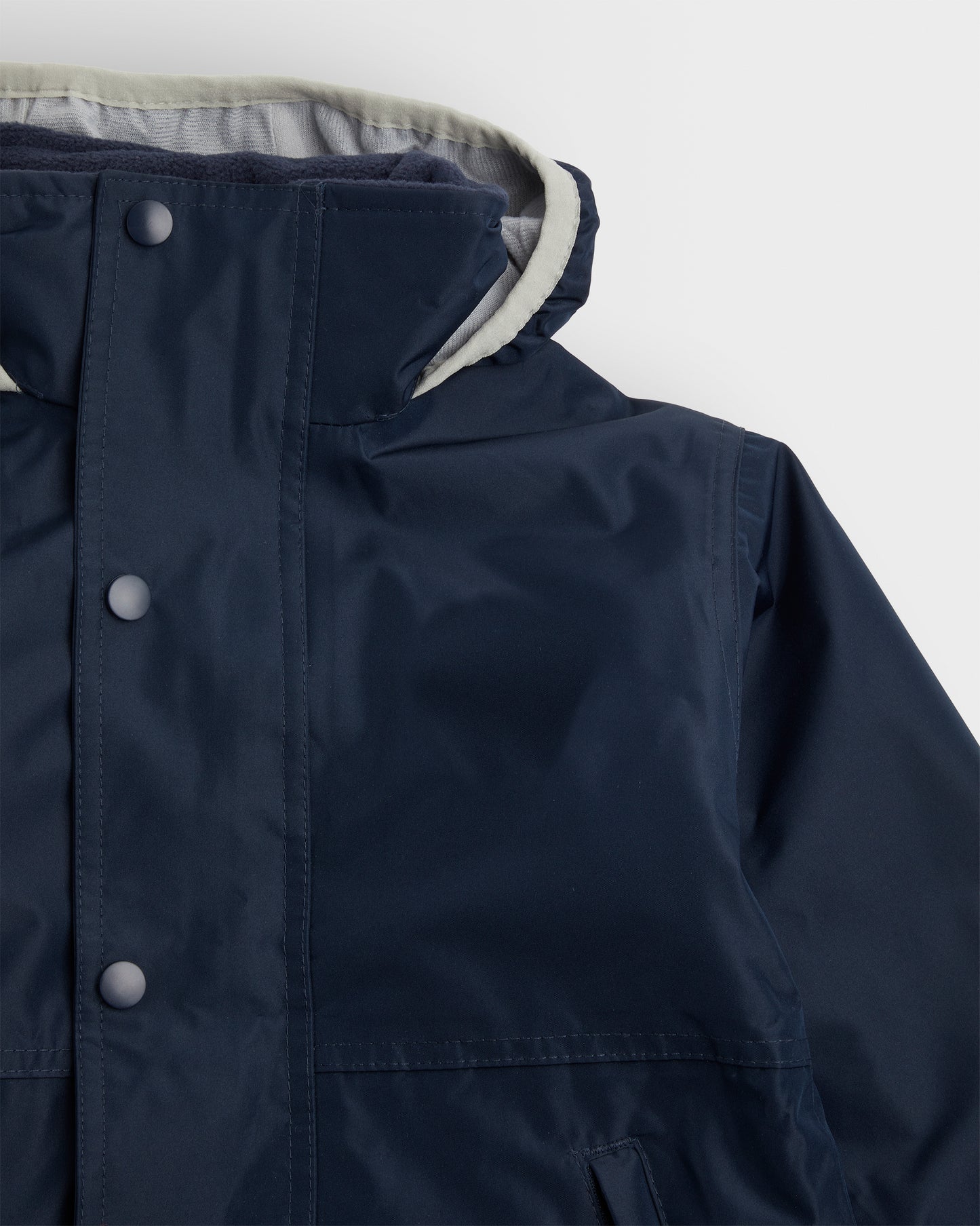 Unisex Navy Waterproof Fleece lined Jacket