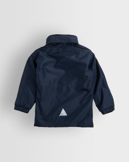 Unisex Navy Waterproof Fleece lined Jacket