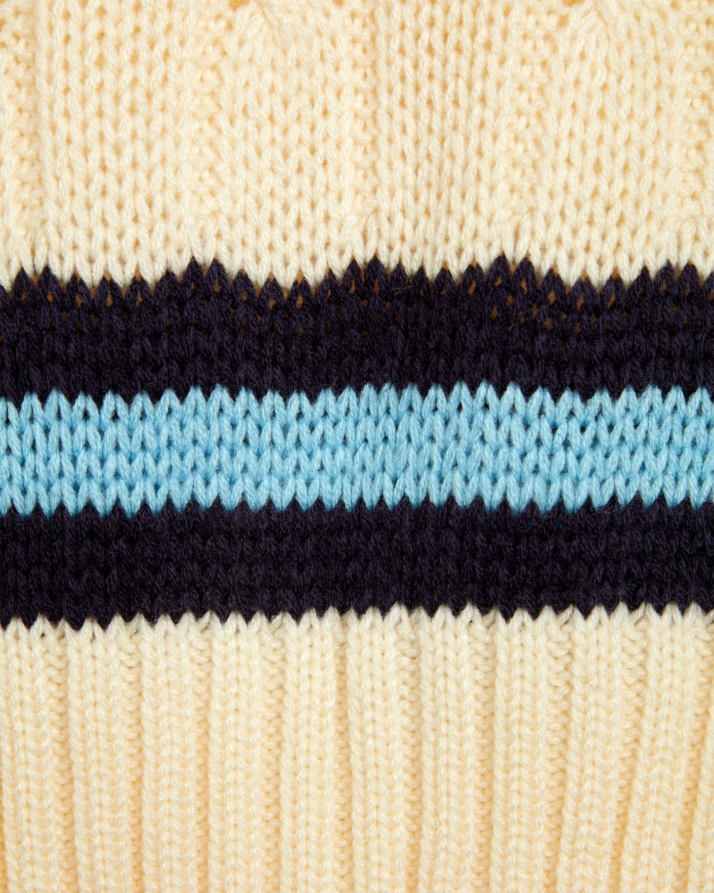 Boys White Cricket Sweater