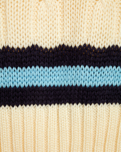 Boys White Cricket Sweater