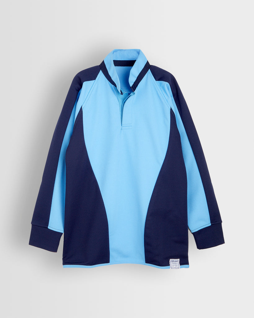 Boys Sky/Navy Reversible Rugby Shirt