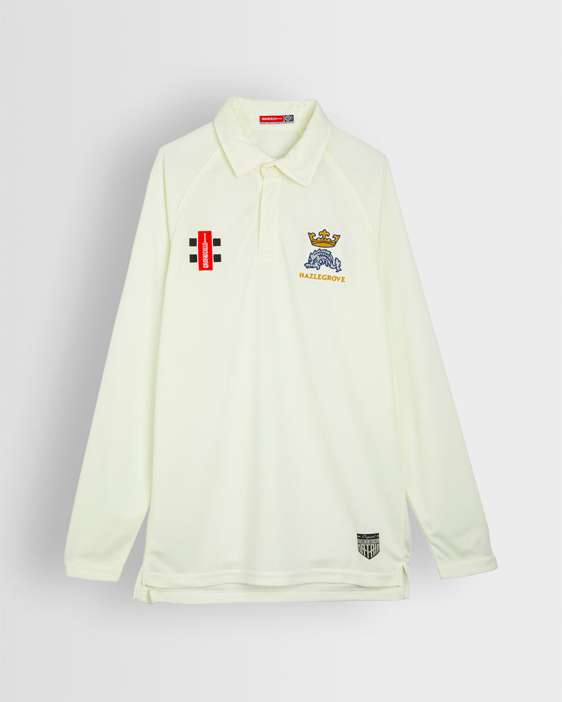 Boys White Cricket Shirt- New