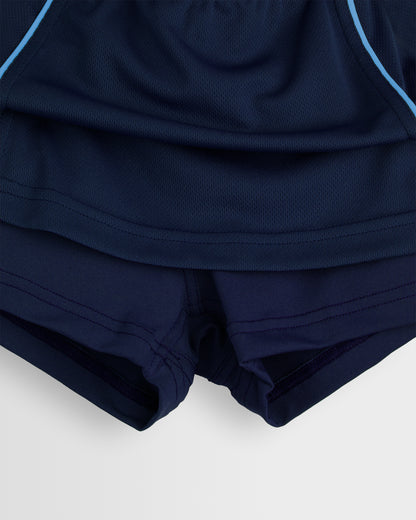 Girls Navy Games Skort