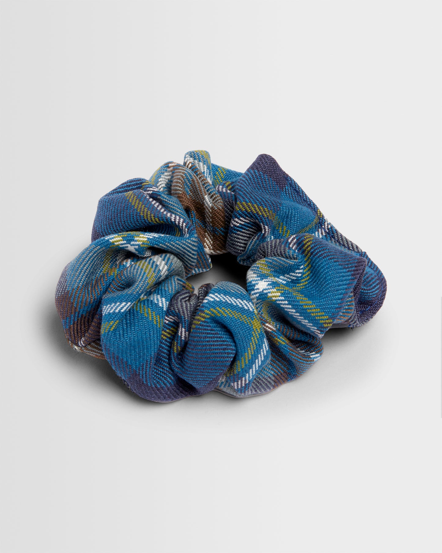 Girls Tartan Winter Scrunchie