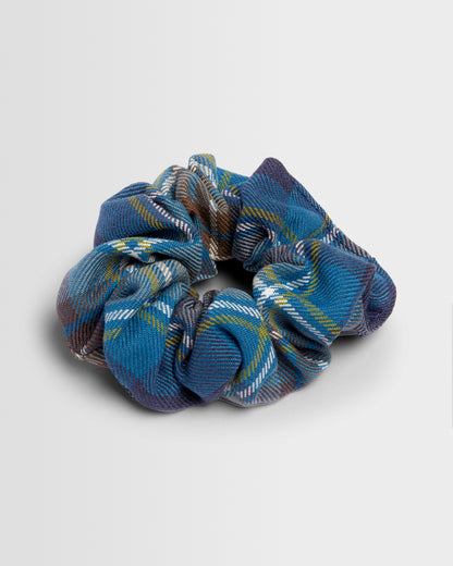 Girls Tartan Winter Scrunchie