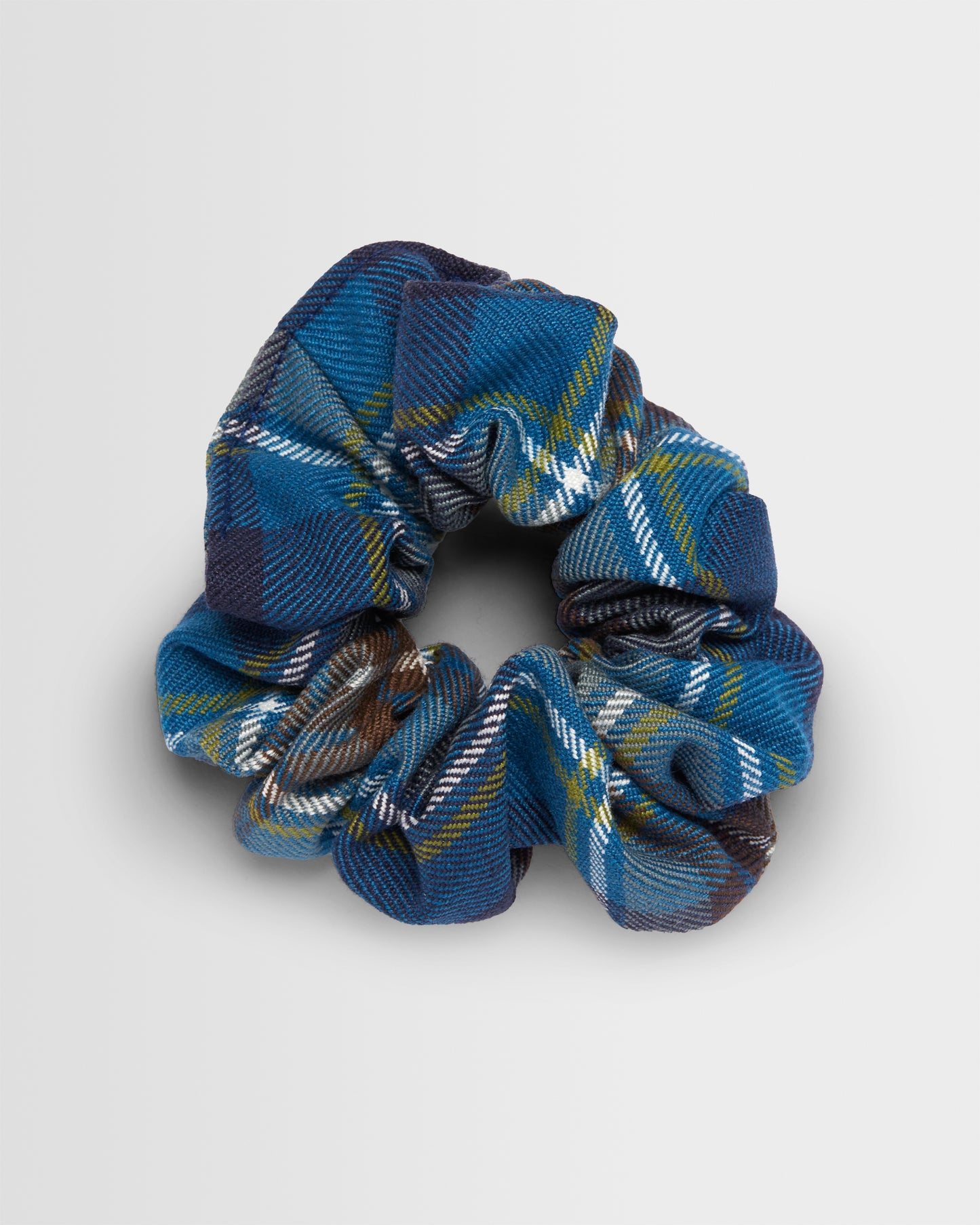 Girls Tartan Winter Scrunchie