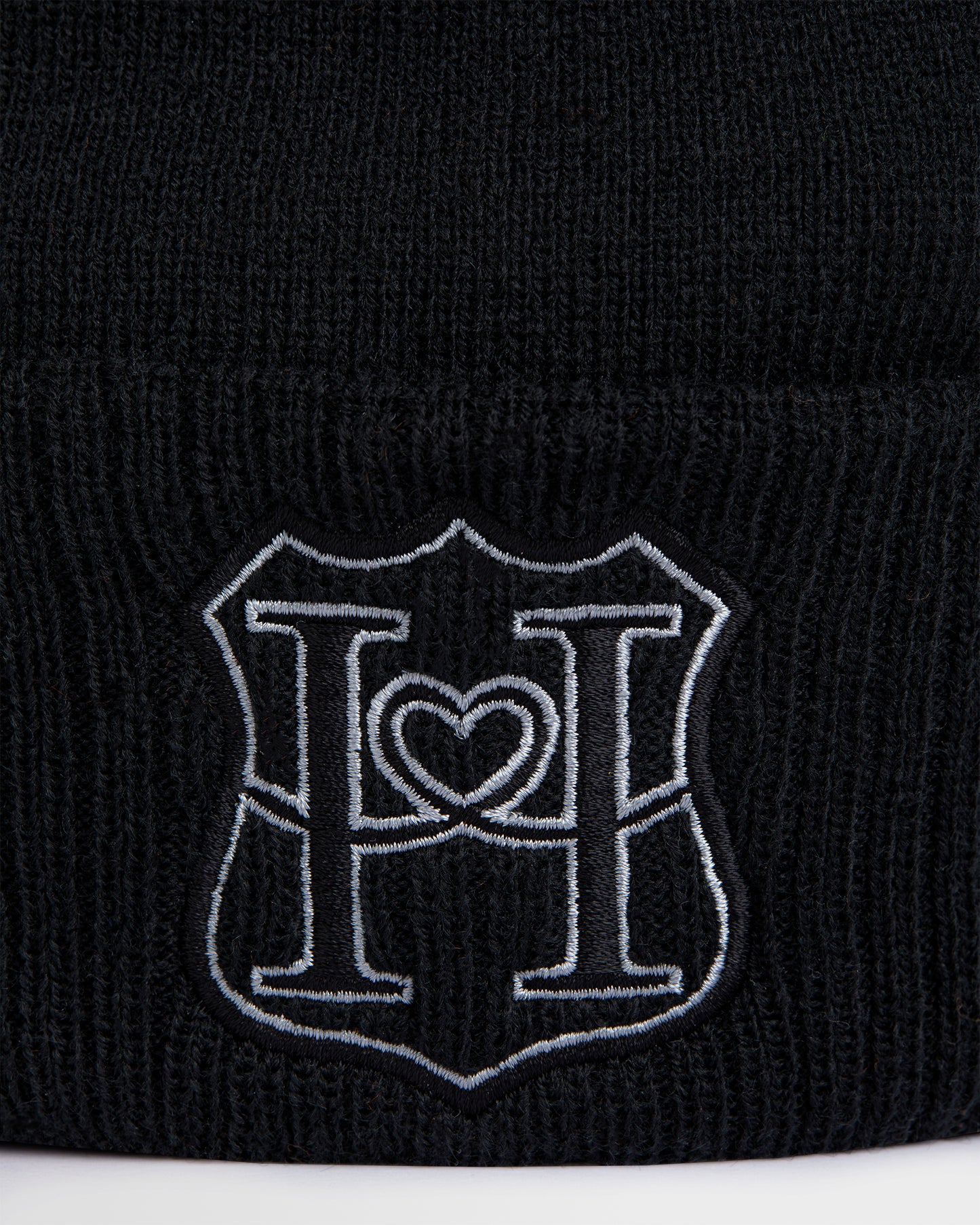 Black PomPom Beanie