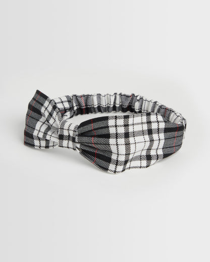 Girls White/Black Winter Hair Bands