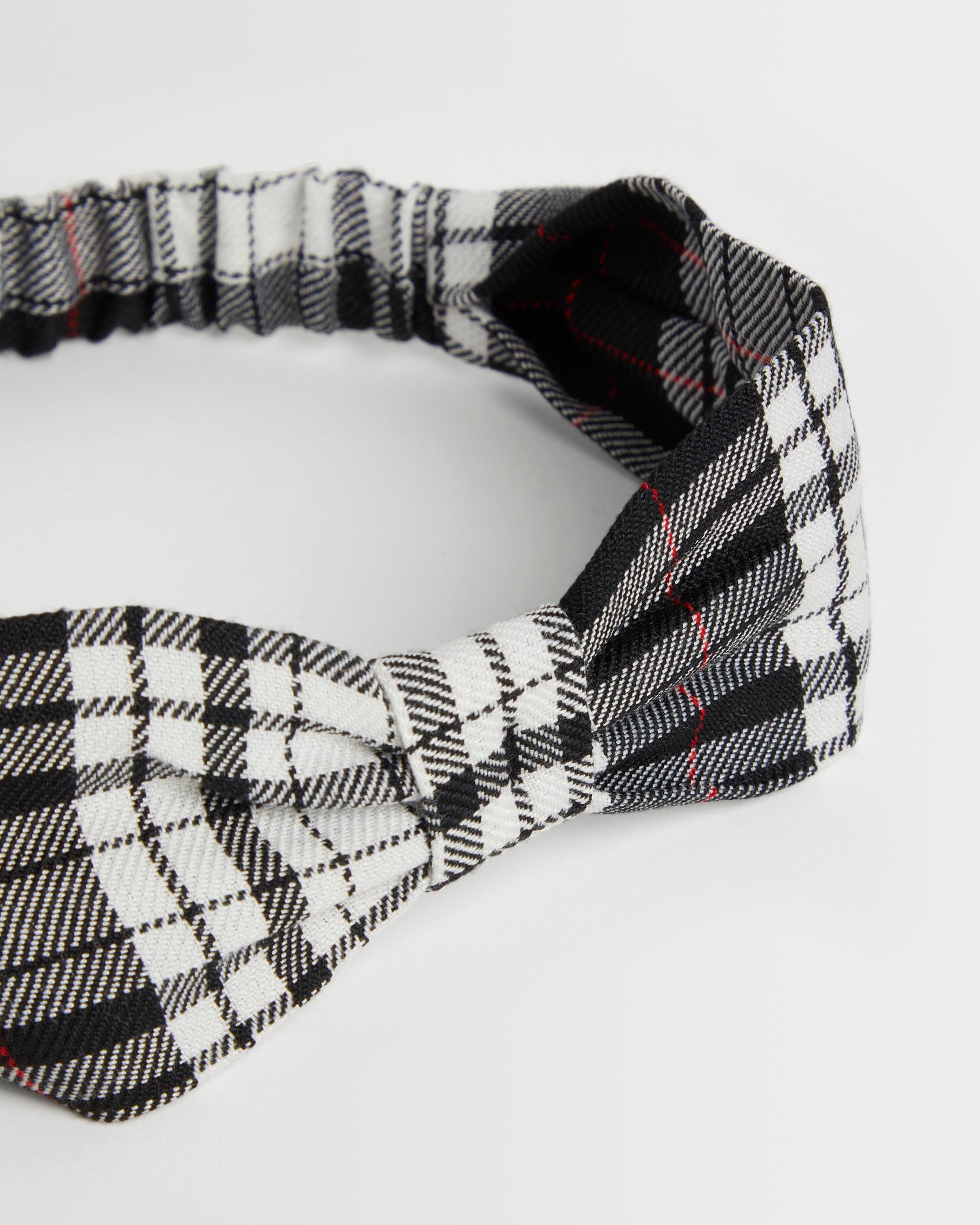 Girls White/Black Winter Hair Bands