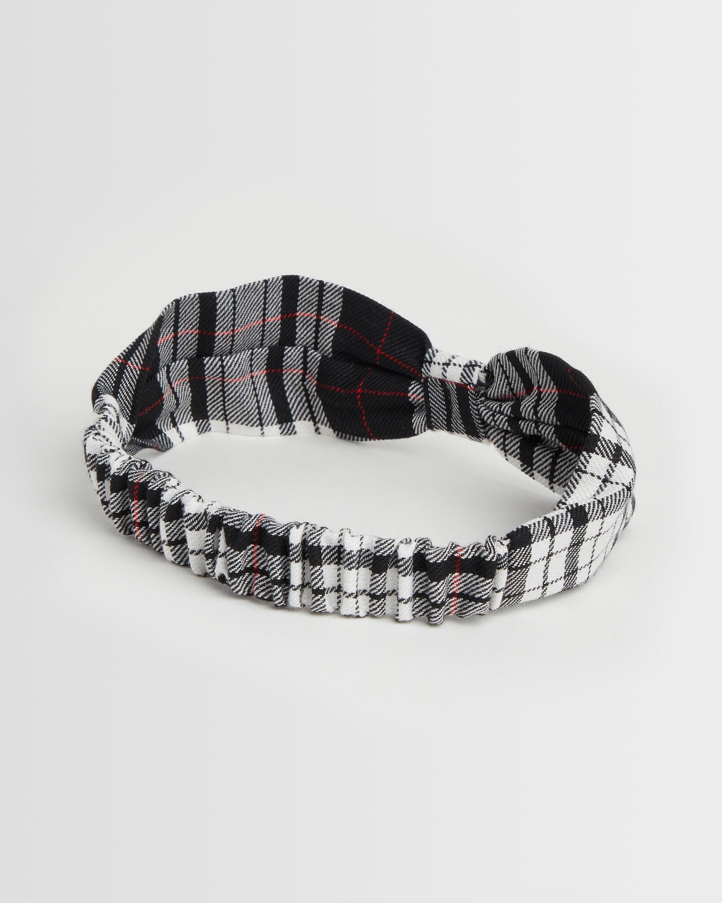 Girls White/Black Winter Hair Bands