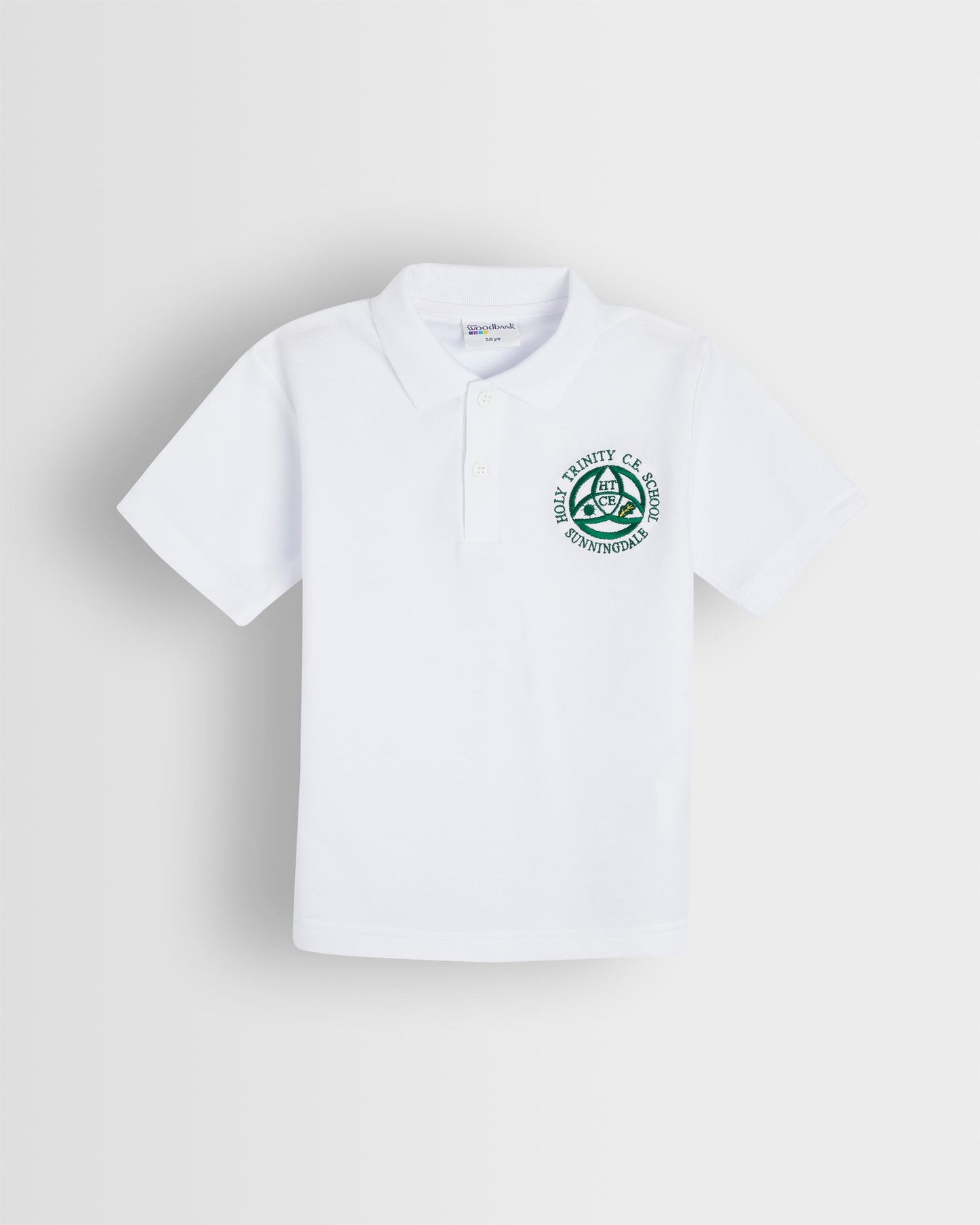 Unisex White Polo Shirt