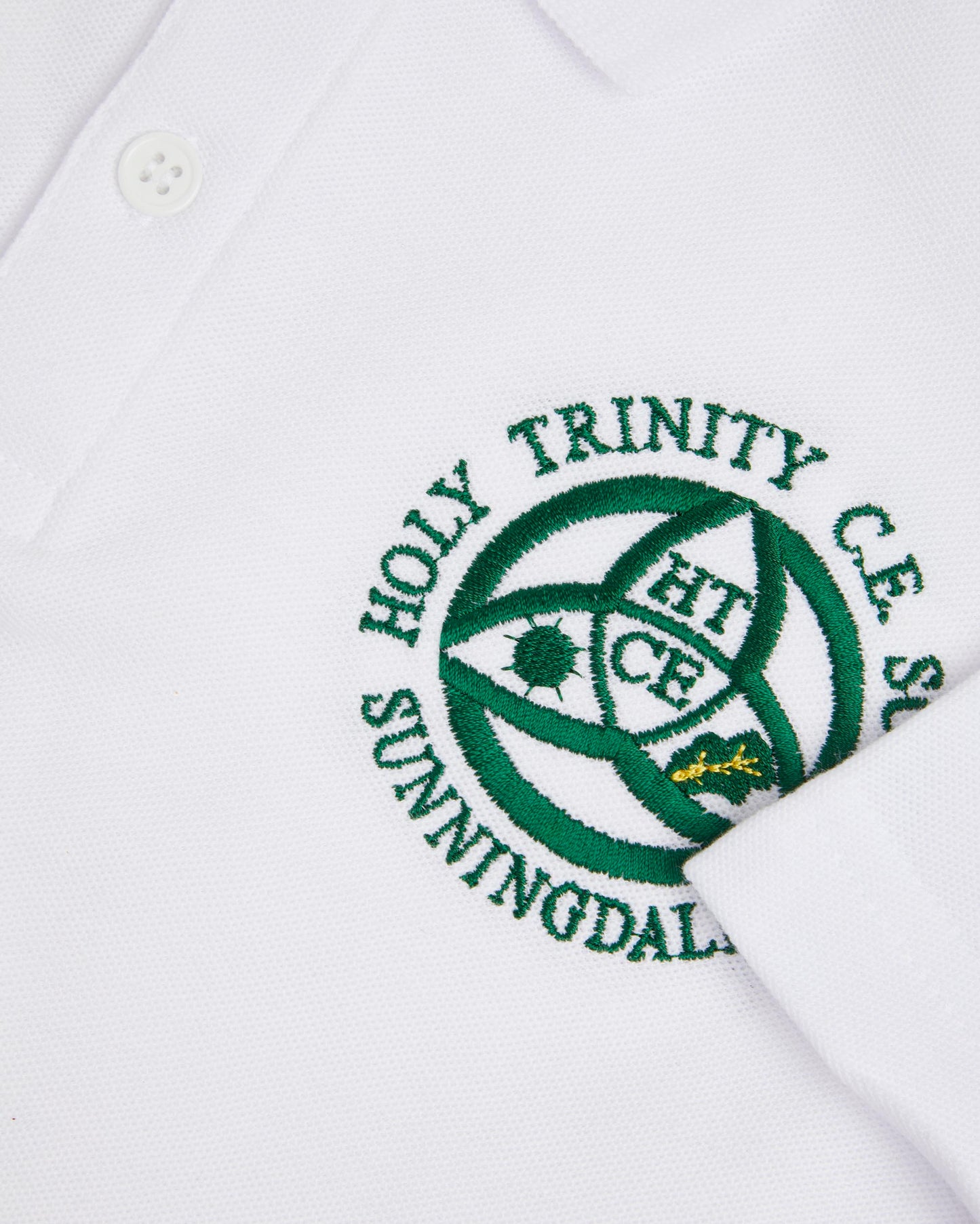 Unisex White Polo Shirt