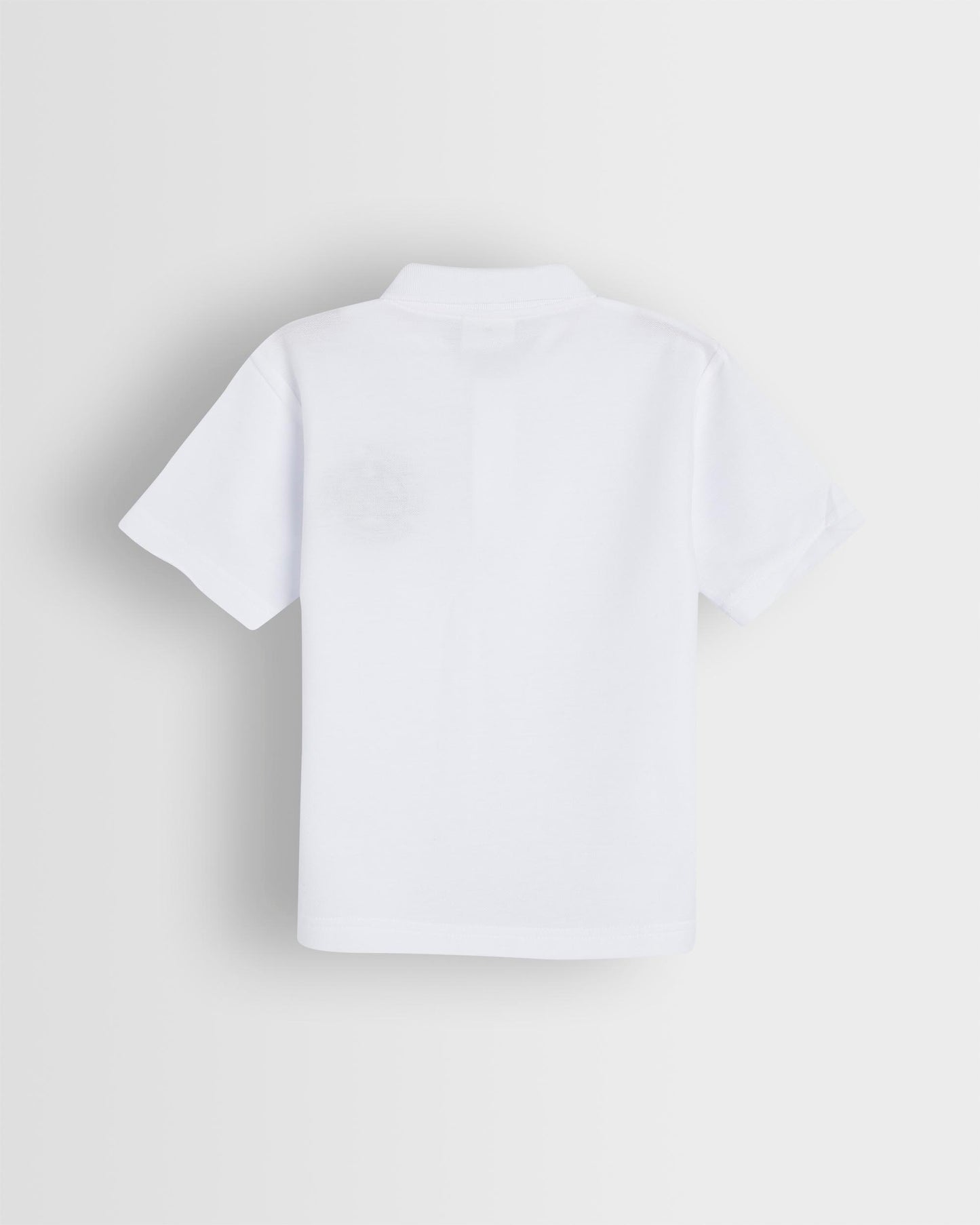 Unisex White Polo Shirt