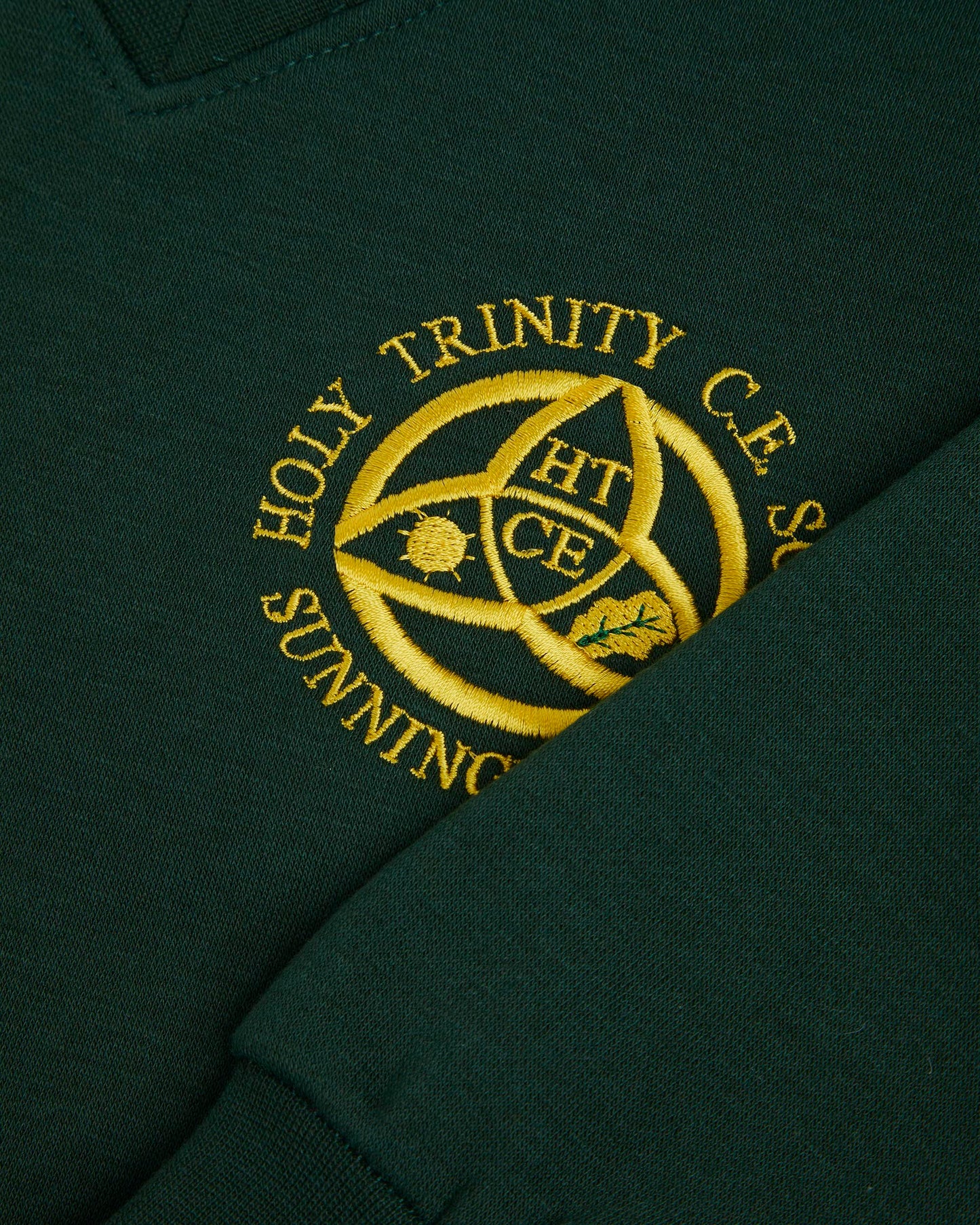 Unisex Green V Neck Sweatshirt