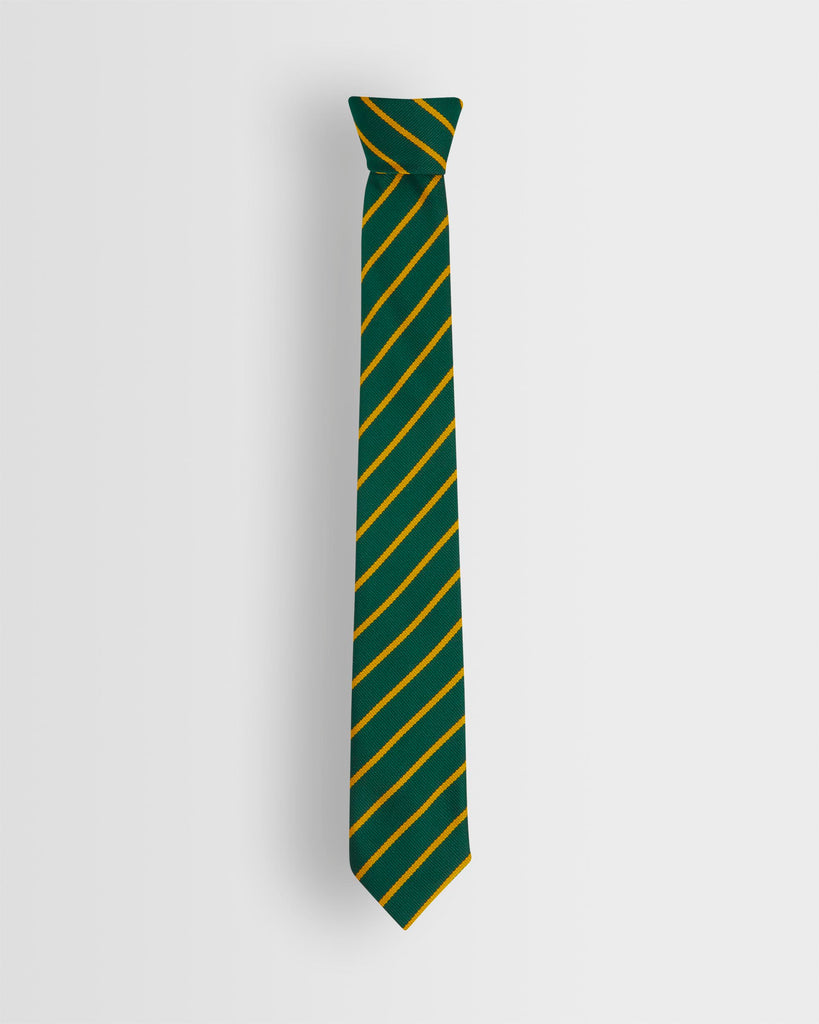 Unisex Green/Gold Tie