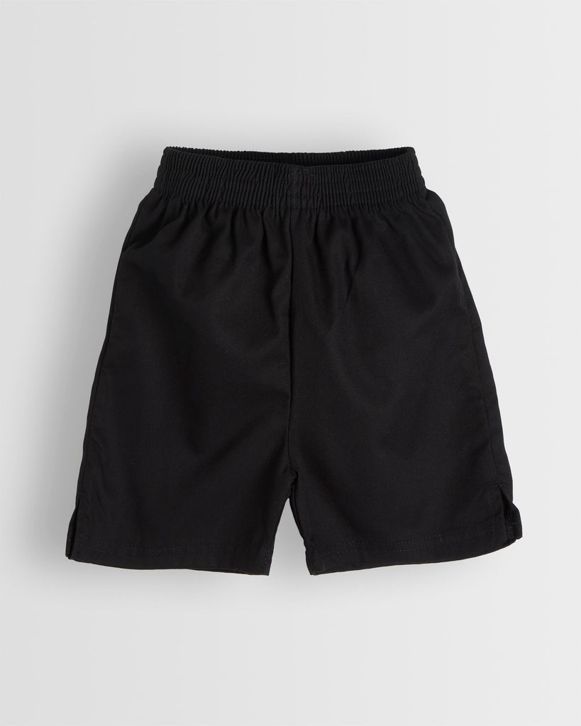 Unisex Black PE Shorts