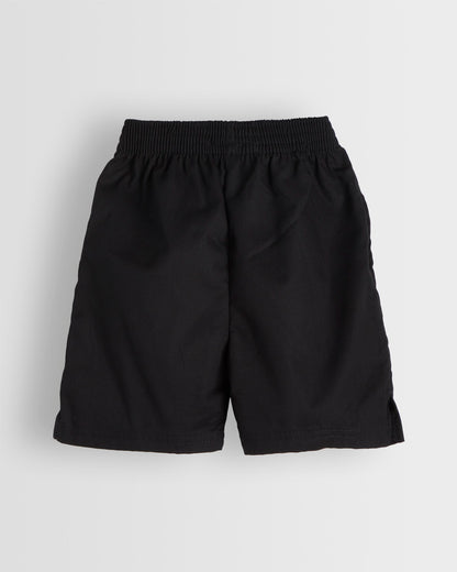 Unisex Black PE Shorts