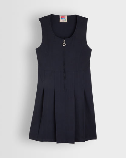Girls Navy Pinafore