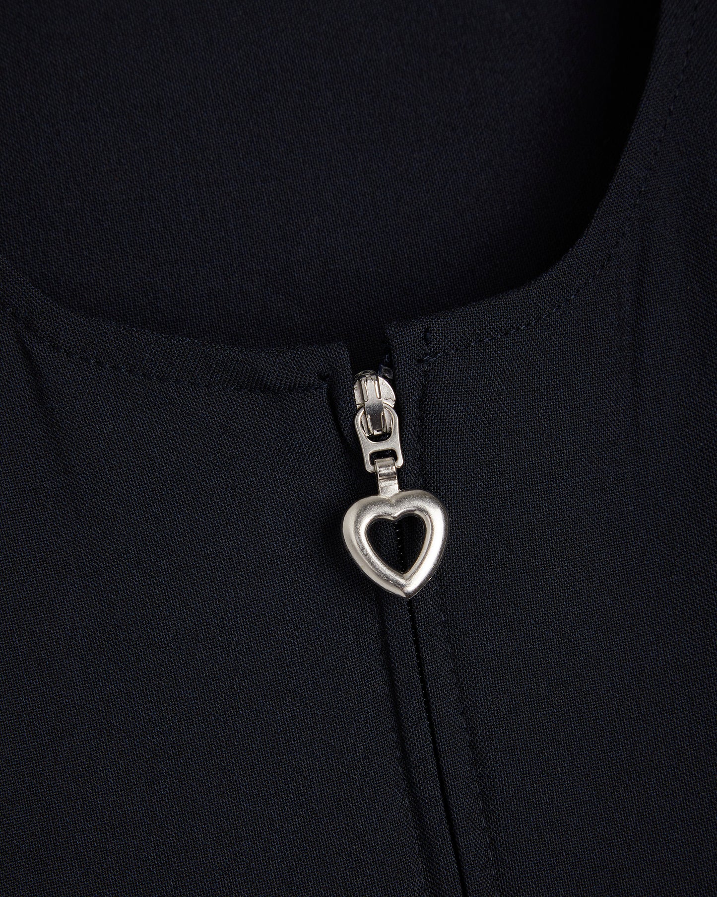 Girls Navy Pinafore