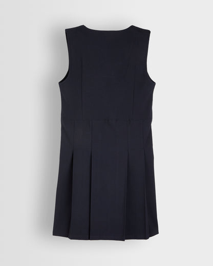 Girls Navy Pinafore
