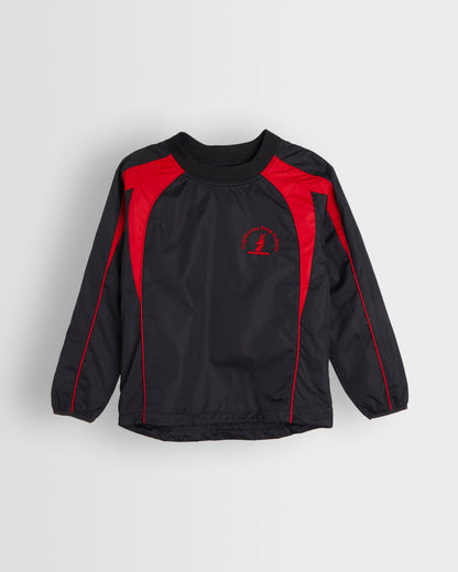 Unisex Black-Red Tracksuit- Contact Top
