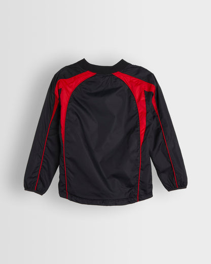 Unisex Black-Red Tracksuit- Contact Top