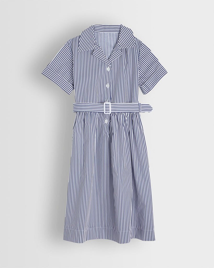 Navy/White Striped Summer Dress (Uniform A)