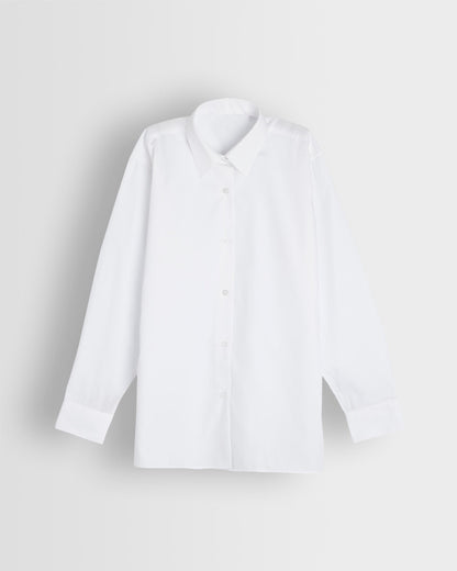 Girls White Long Sleeved Blouse- Pack of 2