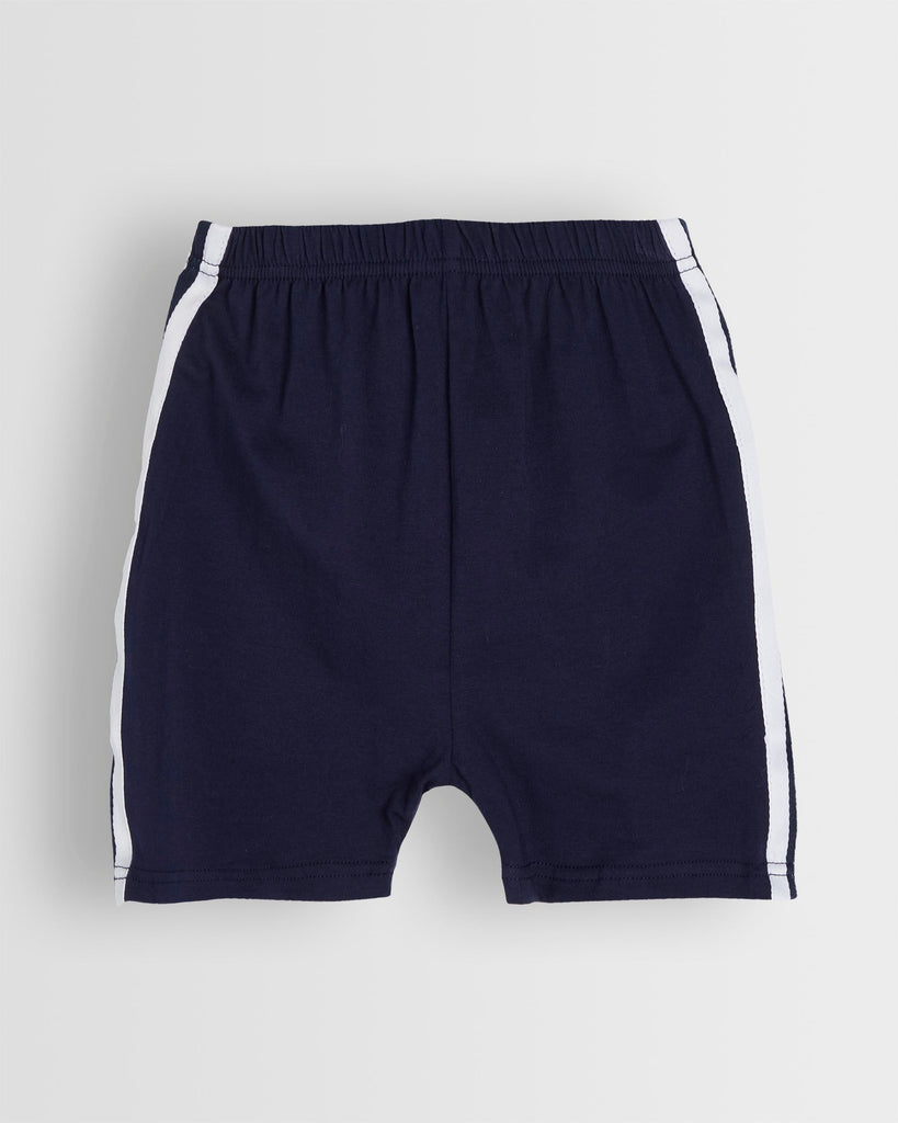 Navy PE/Gym Shorts with White Stripe