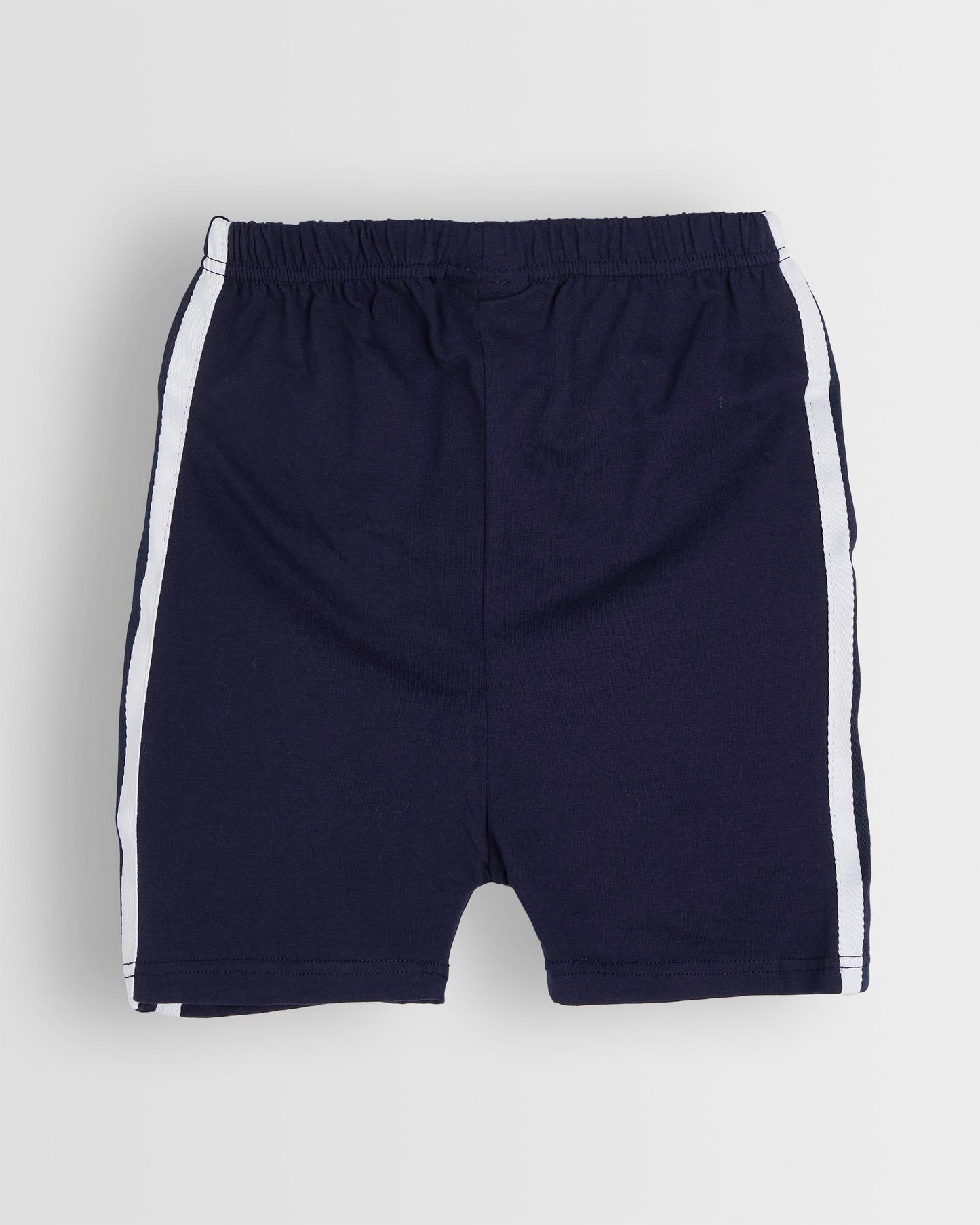Navy PE-Gym Shorts with White Stripe