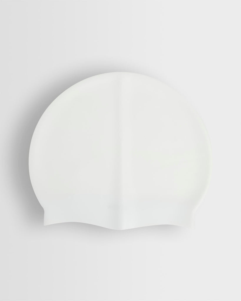 White Swim Cap