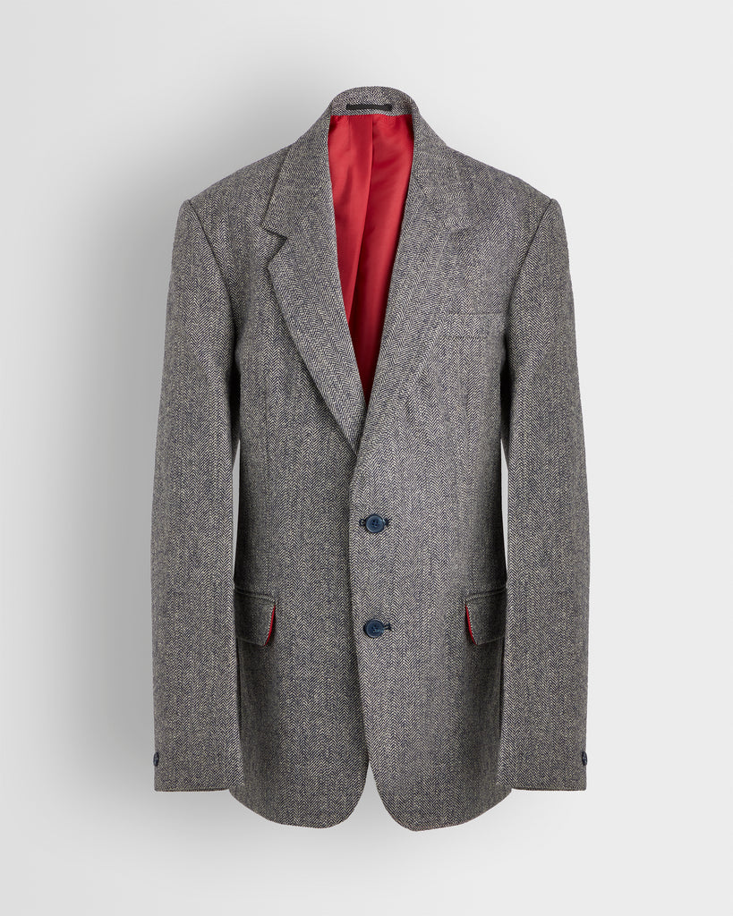 Grey Herringbone Jacket (Uniform B)