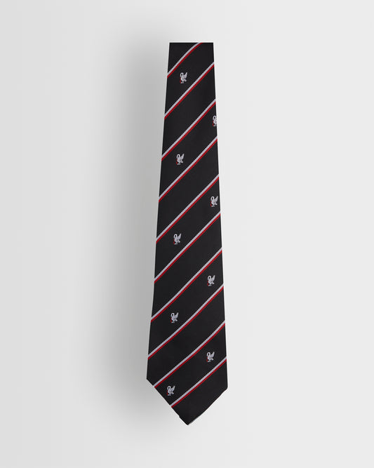 Black/Silver/Red OA Summer Tie (Uniform B)