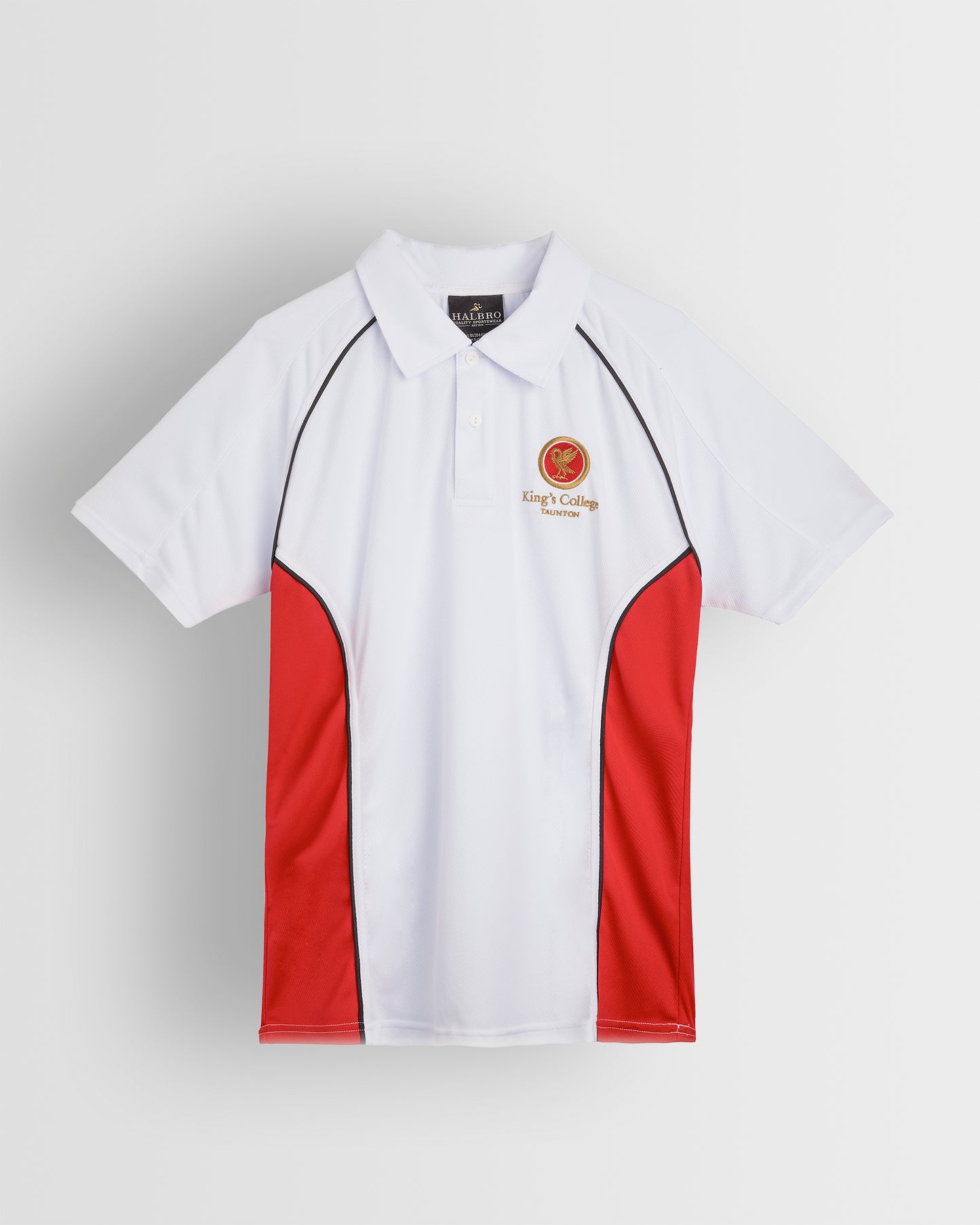 White/Red PE Polo Shirt (Uniform B)