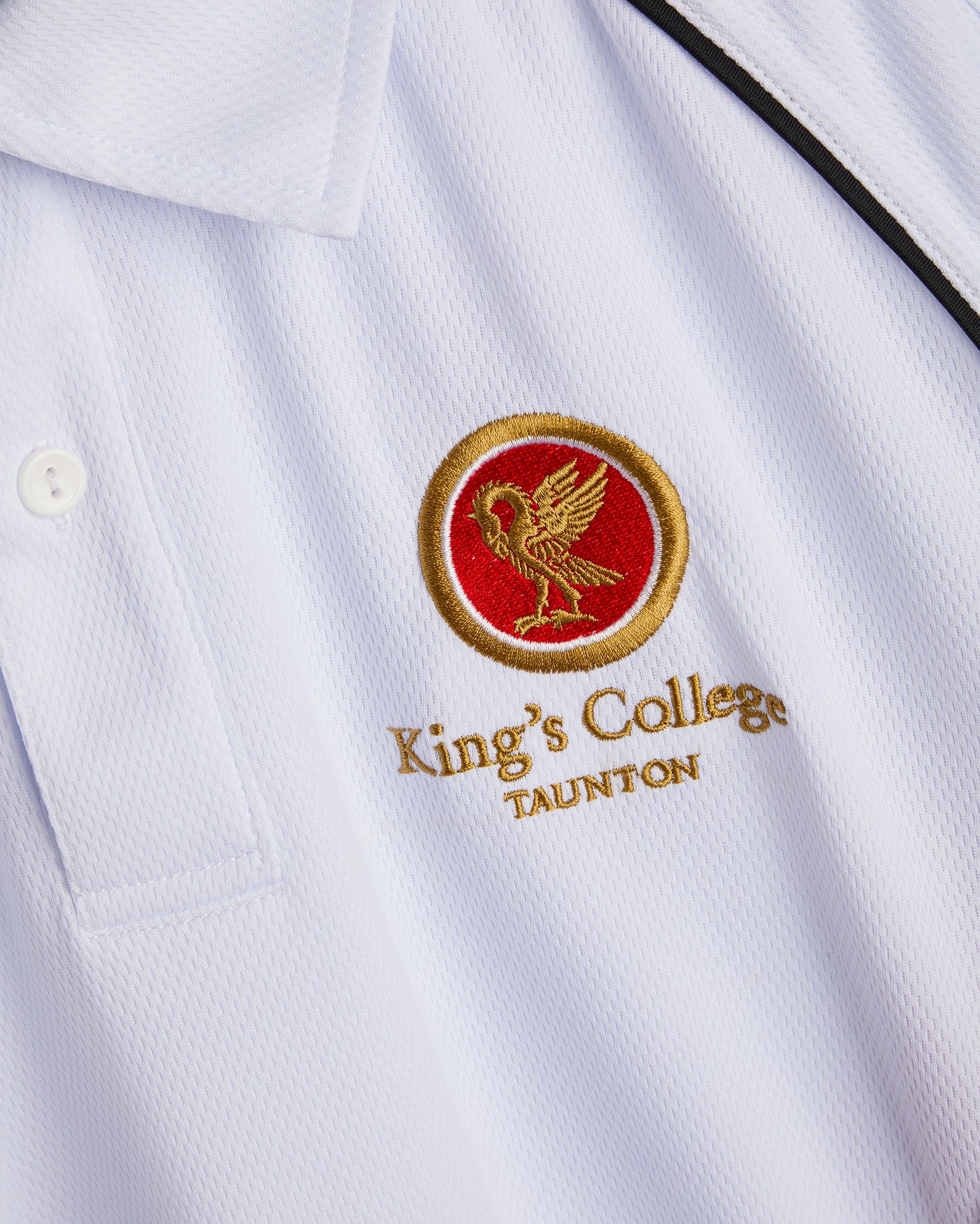 White/Red PE Polo Shirt (Uniform B)