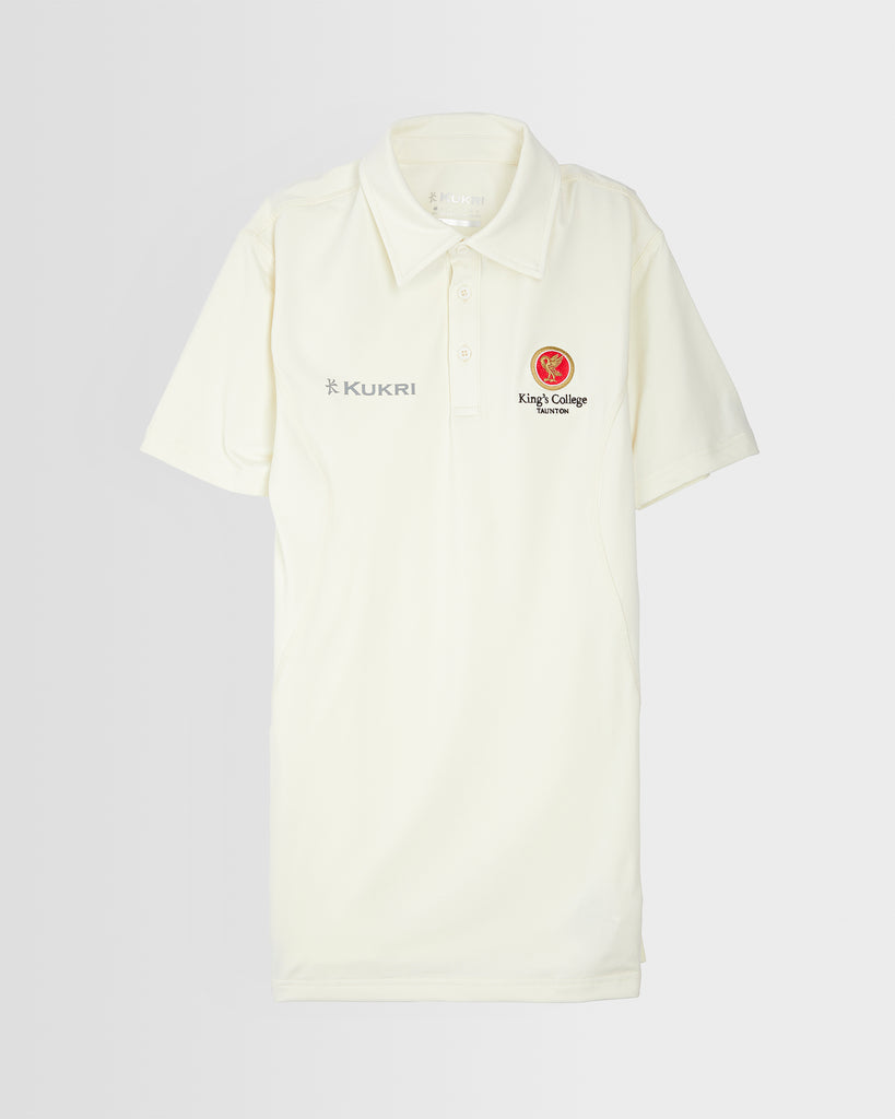 White Short Sleeve Cricket Shirt New